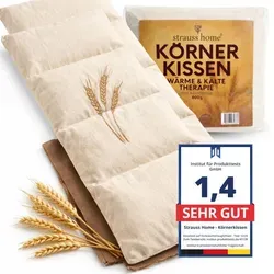 Strauss Home Wärmekissen Groß – Mikrowellengeeignet für Nacken und Rücken