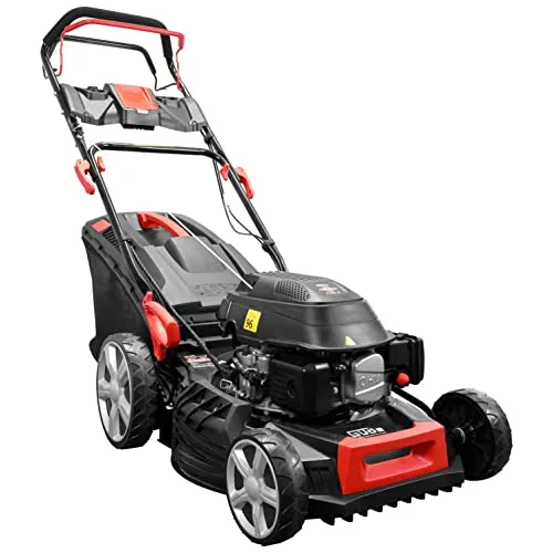 GÜDE Rasenmäher ECO WHEELER 464.4 R LI-ES - Rasenmäher mit leistungsstarkem 4-Takt Motor (2,3 kW, 3,0 PS) für umweltfreundliche und mühelose Rasenpflege.