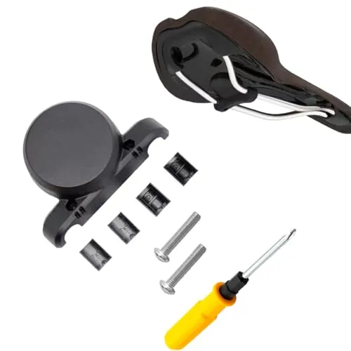 WRQIOO Fahrradhalterung für AirTag - Halterung für Sportmessgeräte, verstecktes Design für optimalen Diebstahlschutz, einfach zu installieren und passend für Rennräder und Mountainbikes.