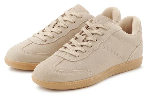 Elbsand Sneaker beige Größe 44 - Stylische Sneaker aus hochwertigem Rindsleder, ideal für einen komfortablen und modischen Auftritt im Alltag.