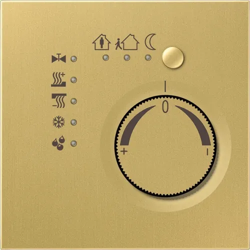 Jung KNX Stetigregler ME2178C, messing classic von Jung KNX Bussystem-Raumtemperaturregler