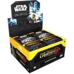 Star Wars: Unlimited - Jump to Lightspeed Booster Display (24 Booster) - EN - Gesellschaftsspiel von Fantasy Flight Games, enthält 24 Booster für spannende Abenteuer im Star Wars-Universum, ideal für Sammler und Spieler.