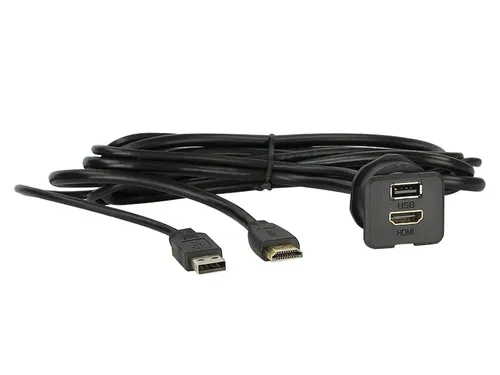Universal USB / HDMI Einbau Buchse – USB + HDMI von ACV