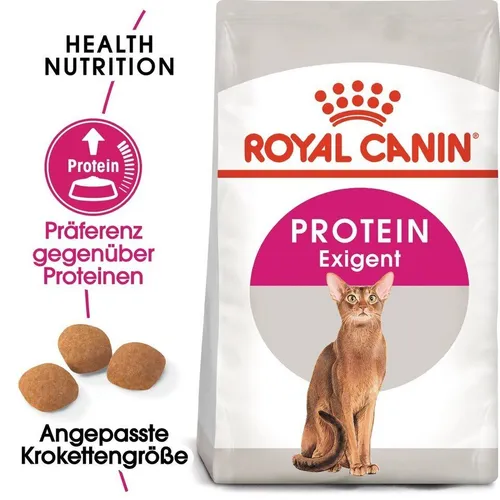 Royal Canin Exigent 42 Protein Preference 10kg - Katzenfutter - Hochwertiges Katzenfutter für wählerische Katzen mit einem hohen Proteingehalt, unterstützt die Erhaltung einer optimalen Körperkondition.