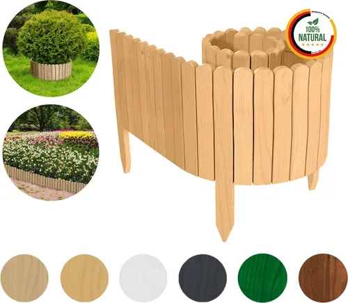 Floranica Rasenkante 30 cm Höhe, 200 cm Lang von Pemicont