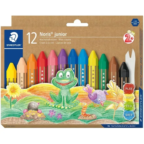 STAEDTLER Wachsmalkreide Noris junior 12er-Set retail von STAEDTLER