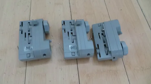 STÜCK 3 PH.  ADAPTER Für Staff, Erco, Hoffmeister ,UNI, Eutrac Schiene grau 3