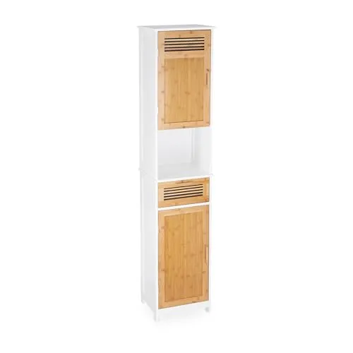 Badschrank hoch Hochschrank Badezimmerkommode