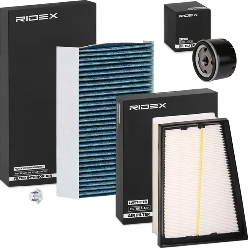 RIDEX Filterset Inspektionspaket Filtersatz für RENAULT MEGANE III Grandtour (KZ0/1) Megane III Schrägheck (BZ0/1) MEGANE II (BM0/1, CM0/1) MEGANE CC