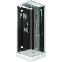 Duschkabine Komplettdusche D38-13L1-EC 90x90 cm