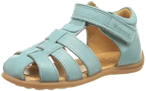 Bisgaard Unisex Kinder Sandale Carly, sky blue 1713, 20 EU - Wanderschuhe aus atmungsaktivem Leder mit geschlossener Zehenpartie für optimalen Schutz und Komfort. Handgefertigt in Portugal, ideal für kleine Entdecker.