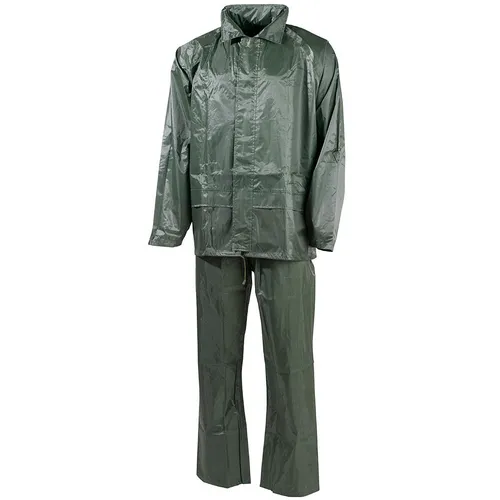 Regenanzug oliv grün S-4XL Regenjacke Regenhose BW Regenkombi Armee Nässeschutz