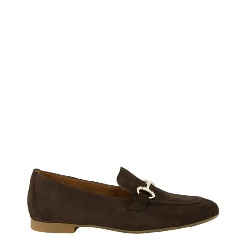 Paul Green Slipper Braun 41,5 EU - Elegante Slipper in Braun aus hochwertigem Leder, ideal für komfortable Trageerlebnisse. Mit einem praktischen Schlupfdesign und einer robusten Gummisohle für vielseitige Anlässe.