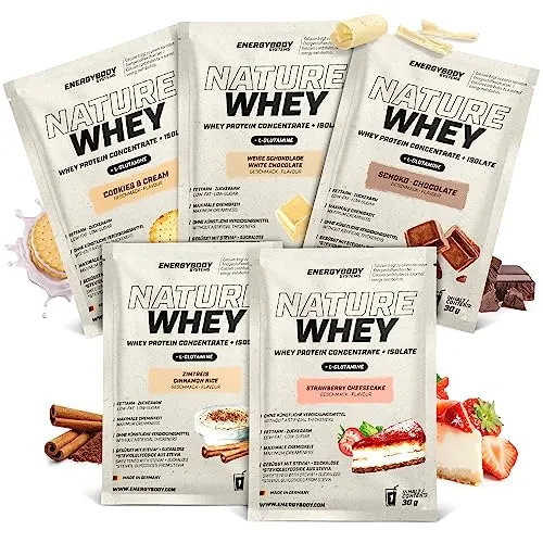 Energybody® Nature Whey Protein Pulver Probierpaket 2-5x30g