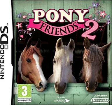 Pony Friends 2 - Nintendo DS Spiel, erlebe unvergessliche Abenteuer mit deinem eigenen Pony, pflege es und nimm an spannenden Wettbewerben teil!