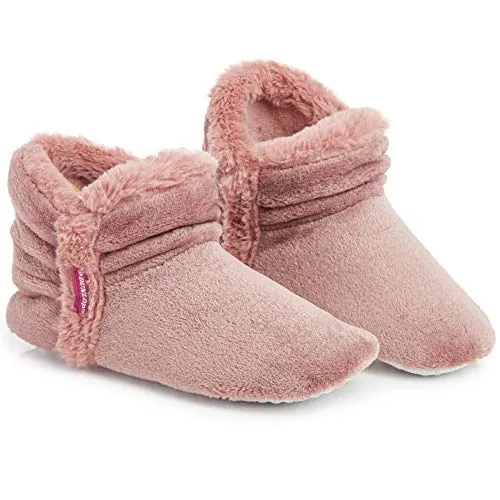 Dunlop . Slipper, Stiefelie Hausschuhe Drinnen Draußen, Geschenk Für Frauen,Zart Rosa, EU 41
