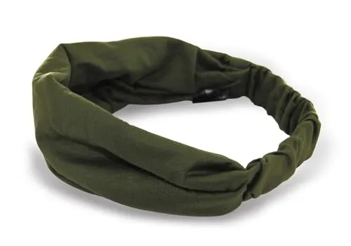 axy Haarband Yoga Stirnband Headband Hairband Wunderschön Damen Haarschmuck Sport Stirnbänder HB4 (Dunkeloliver, Extra breit)