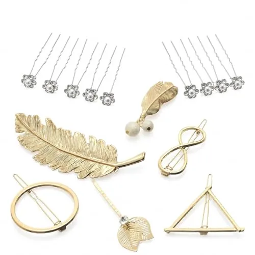 Haarklammern, -nadeln & -clips Gold von Dilara