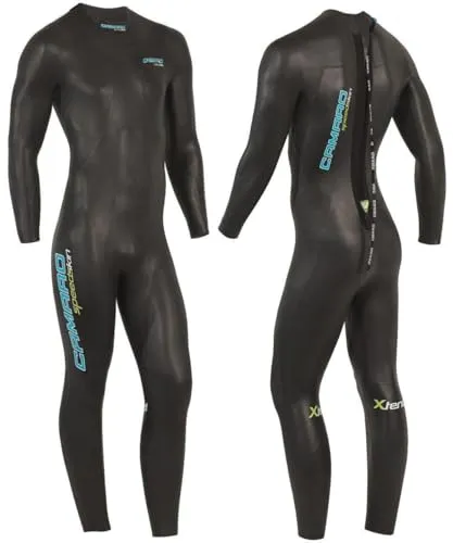 Camaro Herren Speedskin Overall Triathlon Neoprenanzug, Schwarz, Größe M