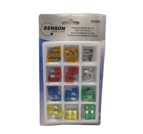 BENSON Kabelverbinder-Sortiment Auto-Sicherung 36 Stück