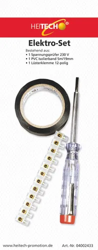 Elektro-Set mit 1 Spannungsprüfer