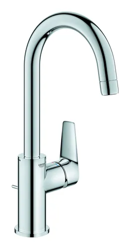 Grohe BauEdge Einhand-Waschtischbatterie L-Size - Chrom - Moderne Waschtischarmatur in L-Size, bietet präzise Wassersteuerung und stilvolles Design für jedes Bad.