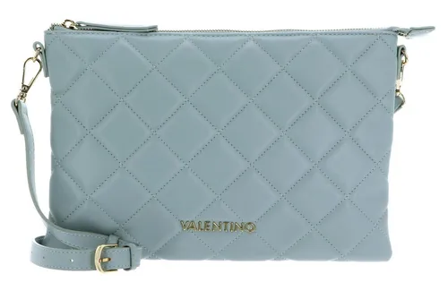 VALENTINO BAGS Ocarina Clutch - Elegante VALENTINO Clutch mit gestepptem Design, abnehmbarem Schulterriemen und praktischem Stauraum für Wertsachen – ideal für jeden Anlass.