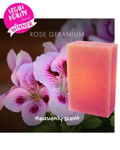 Friendly Soap Rose Geranium Soap 1 x 95g