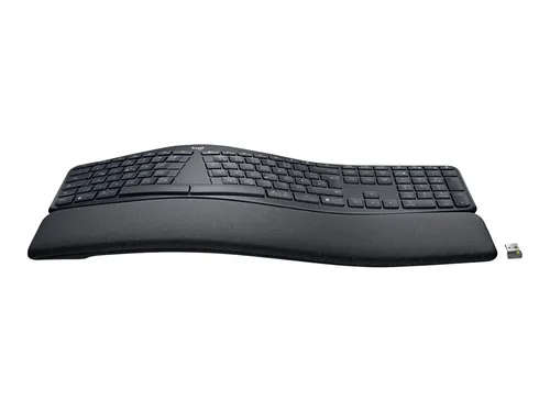 Logitech Ergo K860 Split for Business - Ergonomische Tastatur mit Logi Bolt, fördert entspanntes Tippen für stundenlangen Komfort