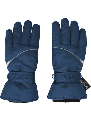 Finger-Handschuh für Jungen - Wasserdichte Ski-Handschuhe mit Thinsulate-Technik für warme Hände bei Kälte, rutschhemmendem Innenhandbesatz und reflektierenden Elementen für mehr Sicherheit.