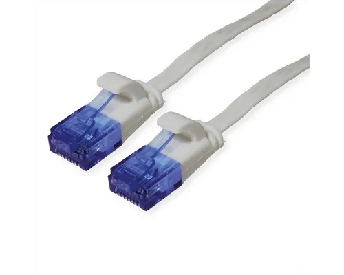 VALUE Patchkabel Cat.6A (Class EA) UTP LAN-Kabel, RJ-45 Männlich (Stecker), RJ-45 Männlich (Stecker) (200.0 cm), extra-flach