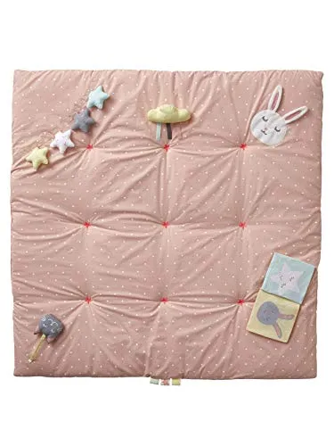 VERTBAUDET Baby Activity-Decke SWEET FUN rosa bedruckt ONE SIZE