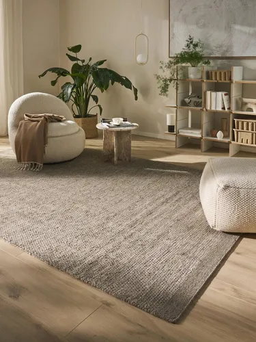 benuta Wollteppich Rocco – Rechteckig, Ethno-Style, 5 mm Höhe - Der benuta Wollteppich Rocco bringt natürliche Eleganz in Ihr Wohnzimmer. Mit seinem zeitlosen Design und der robusten Kunstfaser ist er ein perfektes Accessoire für jeden Einrichtungsstil.