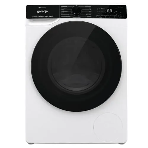 Gorenje WPNA84ATSWIFI3 8kg Frontlader Waschmaschine - Waschmaschine mit 8 kg Fassungsvermögen, WLAN-Funktion und Dampfbehandlung für faltenfreie Kleidung, ideal für moderne Haushalte.