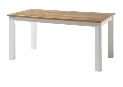 Furn.Design Esstisch Hemsby - Esstisch im Landhausstil aus FSC®-zertifiziertem Holz, 158 x 88 cm, Platz für 6 Personen, pflegeleicht und ideal für gemütliche Familienabende.