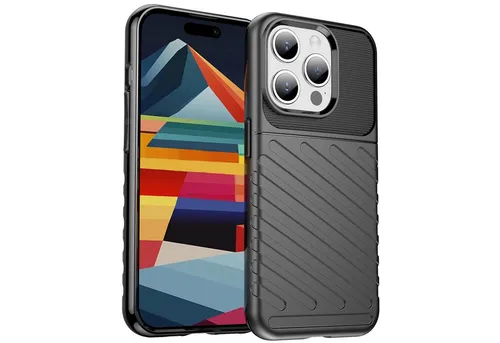 CoolGadget Handyhülle Thunder Hybrid Case für Apple iPhone 15 Pro Max 6,7 Zoll, stylische rutschfeste Schutzhülle Handy Hülle für iPhone 15 Pro Max