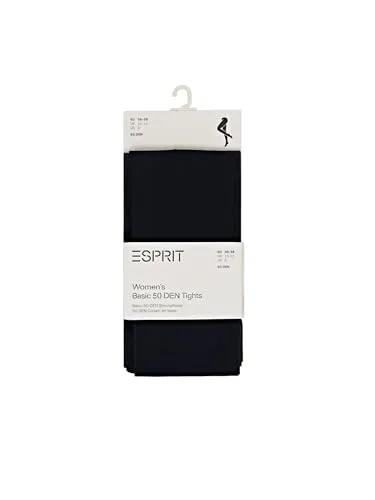 ESPRIT Damen Strumpfhose 50 DEN W Ti halb-blickdicht einfarbig 1 Stück, Blau Marine 6120-O, 42-44