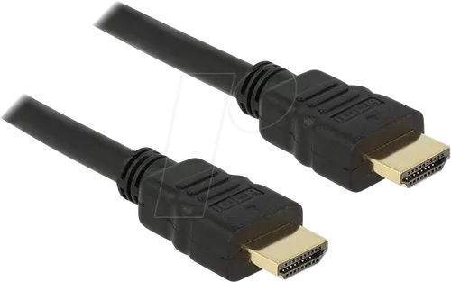 DELOCK 84751 - High Speed HDMI Kabel mit Ethernet A Stecker/Stecker, 4K, 0,5 m