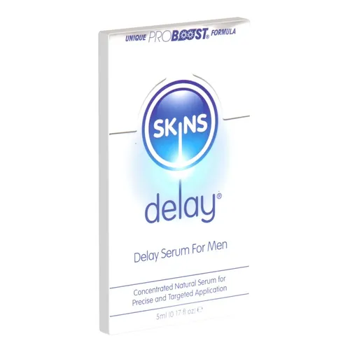 SKINS Delay Serum 5 ml Sachet aktverlängerndes Intimserum zum länger durchhalten
