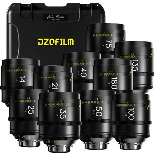 DZOFILM Arles Prime 10-Lens Kit 14/21/25/35/40/50/75/100/135/180mm