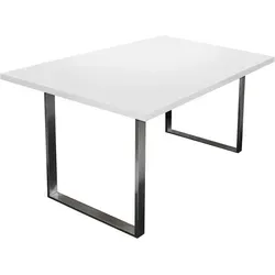 Mäusbacher Steel Esstisch - Eleganter Holzwerkstoff mit Stahlfuß - Moderner Esstisch aus Holzwerkstoff mit stilvollem Stahlgestell, ideal für jeden Essbereich. Hochwertige Verarbeitung und zeitloses Design für ein ansprechendes Ambiente.