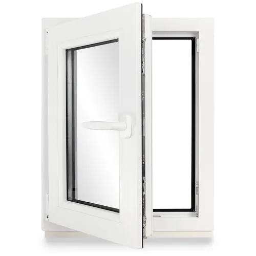Kellerfenster Kunststoff weiß Dreh-Kipp 60x75 cm DIN Links