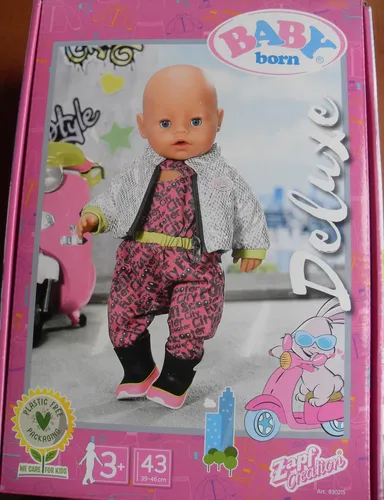 Orig. Zapf    Baby  Born City Deluxe Scooter Combo        Kleidungsset für 43 cm