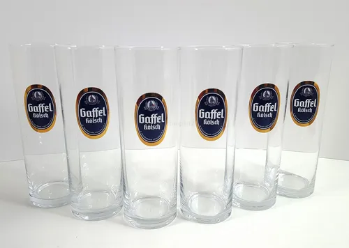 Mixcompany Gläser-Set Gaffel Kölsch - 6 x 0,2L - Hochwertiges Gaffel Kölsch Biergläser Set mit 6 Gläsern à 0,2L. Ideal für gesellige Abende und für den perfekten Genuss. Robust und spülmaschinenfest.