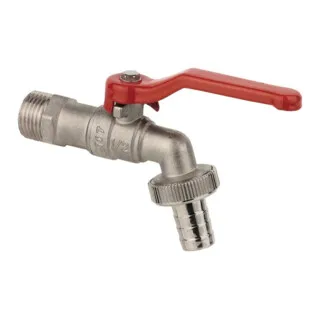 KIRCHHOFF MS Kugel-Auslaufhahn, ve vernickelt, 1/2