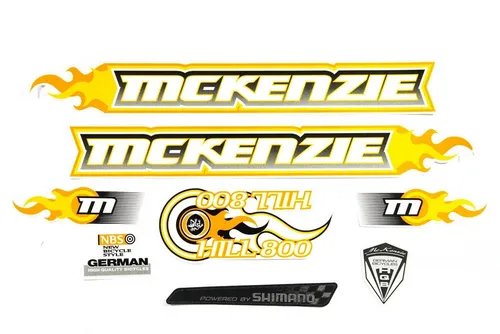 Non-Branded Fahrradrahmen Fahrrad DEKOR Satz Aufkleber Rahmen frame Decal Sticker MC KENZIE