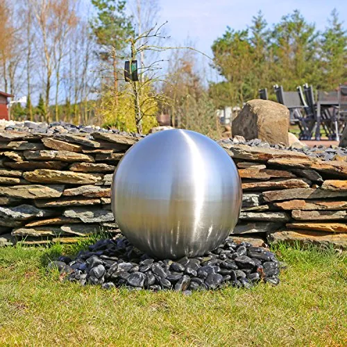 CLGarden Edelstahl Kugel 48cm für Gartenbrunnen von CLGarden