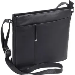 Lemondo Elegante Ledertasche in Schwarz - Stylische Handtasche mit Außenreißverschlussfach und praktischen Innenfächern. Ideal für den täglichen Gebrauch und eine schicke Ergänzung für jedes Outfit.