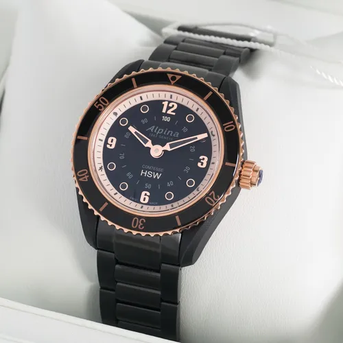 ALPINA Damenuhr Quarz AL-281BY3V4B SmartWatch 