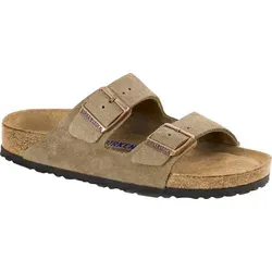BIRKENSTOCK Unisex Arizona SFB Taupe Sandalen - Wanderschuhe mit original BIRKENSTOCK Soft Footbed Einlegesohle für optimalen Komfort und Unterstützung bei jedem Schritt.
